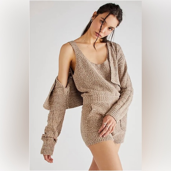 🛑SOLD🛑🎉HOST PICK🎉Free People Declan Romper sweater set | OUTERSPACE - Picture 3 of 8
